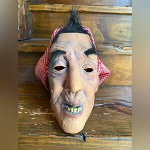 2004 The Paper Magic Group Halloween Mask Scary Old Woman